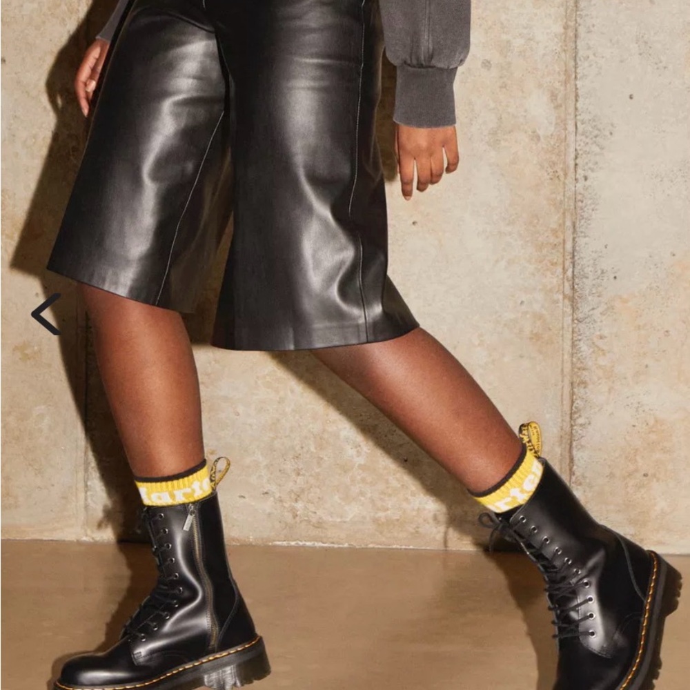 Dr. Martens Jadon Hi Max Blk leather Zip Boots Dolls Killz no jewelry 8